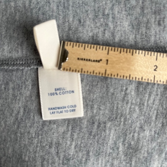 Rebecca Minkoff US Heey American Flag Cotton Gray Oversized Relaxed T-Shirt Top - Picture 6 of 6